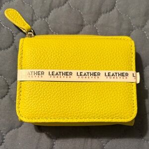 Chartreuse Women's trifold wallet